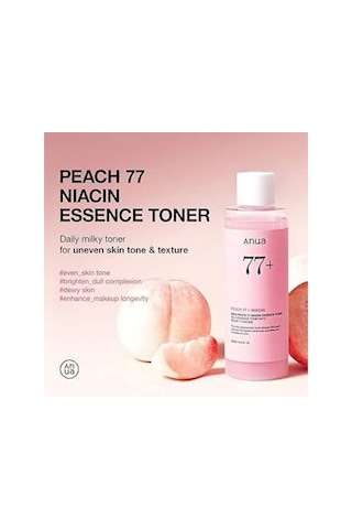 Anua Peach 77% Naıacın Essence Toner Pürüzsüz Ve Parlak Bir Cilt İçin 250 Ml