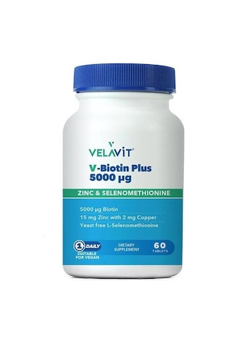 Velavit V-Biotin Plus 5000 Mcg 60   Tablet