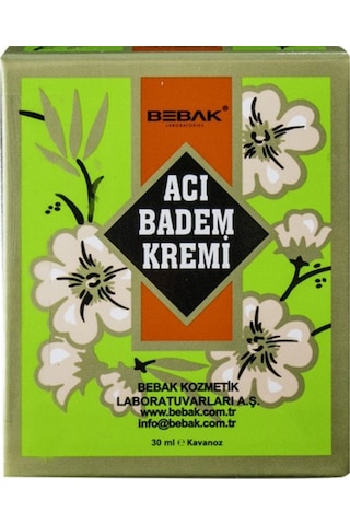 Bebak Acı Badem Kremi Kavanoz 30 ML