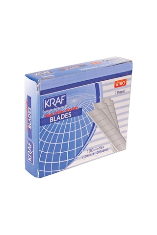 Kraf Maket Bıçağı Yedeği Geniş 100 Lü Kutu