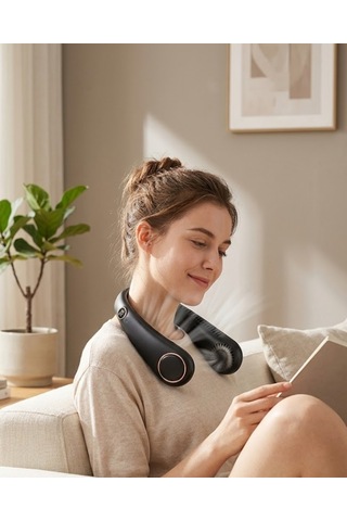 Gizli Turbo Tasarımlı Sessiz Çalışan Boyun Fanı Standart