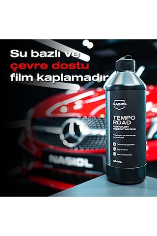 Temporoad Geçici Araç Ve Boya Koruyucu Film-500 Ml-boya Koruma Filmi, Leke Önleme, Detailing, Off-road Araç Yüzeyi Koruyucu, Su Bazlı Leke Tutmaz Film