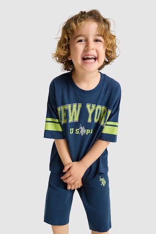 U.s. Polo Assn. Erkek Çocuk Koyu İndigo Pijama Takım 50326860-vr089