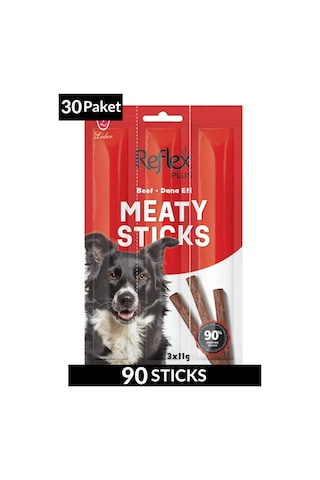 Meaty Sticks Dana Etli Köpek Ödül Çubuğu 3x11gr Otuzlu Paket