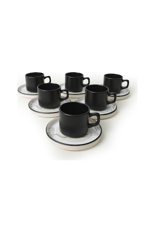 Keramika Shade Stackable Çay Takımı 12 Parça 6 Kişilik 21848 Çok Renkli