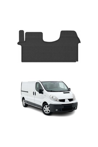 Renault Trafic 2-3 2001-2019 Uyumlu 4d Ön Havuzlu Paspas Kauçuk Siyah 1 Parça
