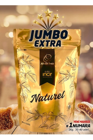 Jumbo Extra 1 Numara Kuru İncir 900g Gold Doypack 900 G