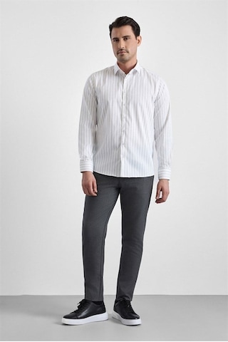 Süvari Lacivert Slim Klasik Yaka Casual Gömlek Gm1008400365-m09