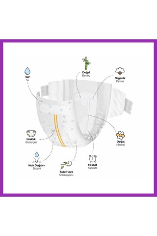 Bezos Premium Plus Airbag Comfort Bebek Bezi 4 Beden 52 Adet Bty Standart