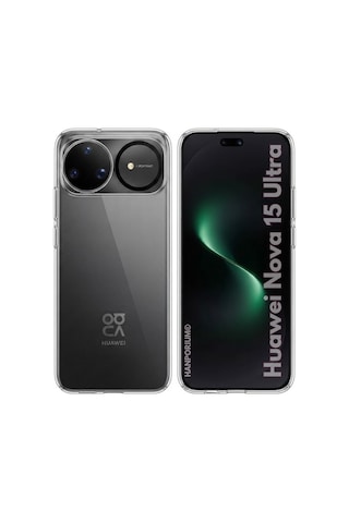 Huawei Nova 15 Ultra Uyumlu Silikon Kılıf Pastel Renk Tonu Kamera Korumalı Esnek Kapak Şeffaf