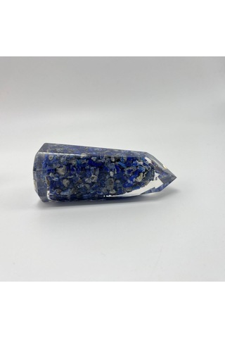 Sertifikalı Lapis Lazuli Organit Piramit Doğal Taş