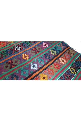 Antika Selendi Kilim 70 Yıllık El Dokuma Yün Halı 180x365 Cm