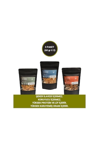 Pecan, Coco, Choco Granola 60 Gr X 3
