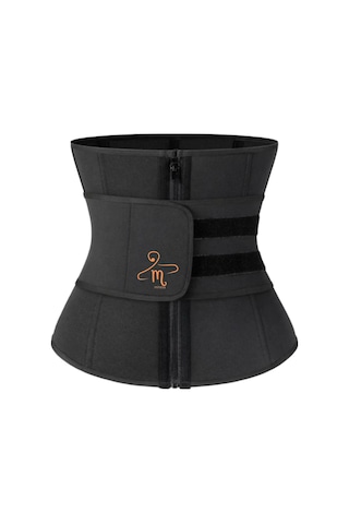 Miresa Sauna Ve Terleme Etkili Unisex Sauna Termal Bel Kemer Korse Siyah