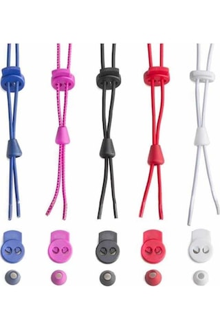 Lucky Akıllı Kilitli Ayakkabı Bağcığı Elastik 100 Cm