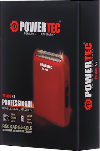 Powertec TR-330 Taşınabilir Sakal Tıraş Makinesi