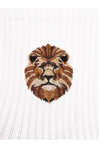 Gsstore X Reflect Studio Aslan Çorap U251269 Beyaz