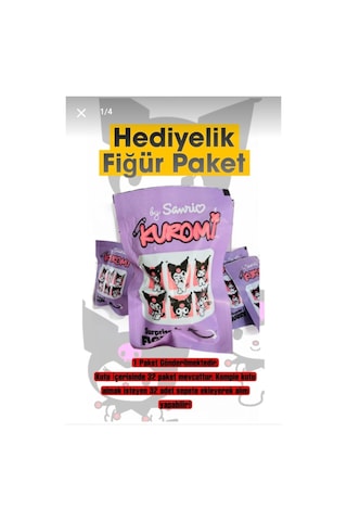 Kuromi Hediyelik Fiğür Paket 1 Adet