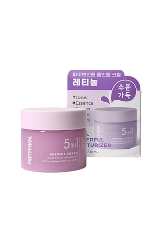 Prettyskin 5in1 Retinol Nemlendirici Yüz Kremi 50ml