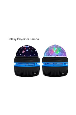 Galaxy Projektörlü Gece Lambası Renkli