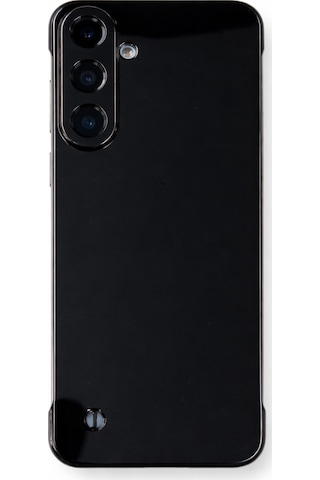 Samsung Galaxy S23 Fe Uyumlu Kamera Korumalı Yanları Açık Sararmaz Sert Mika Şeffaf Kılıf