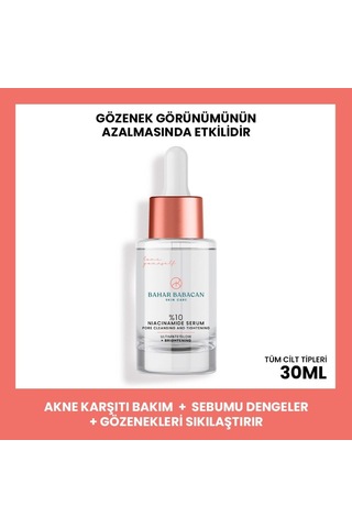 Bahar Babacan Sıkılaştırıcı ve Arındırıcı Niacinamide Serum 30 ML
