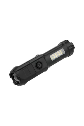 El Feneri Cob Led 4 Fonksiyonlu-zoomlu Usb Şarjlı Powerbank Özelikli 130 35 Mm