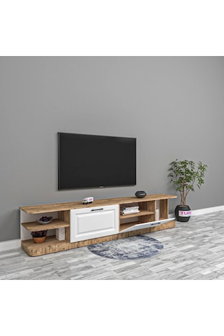 Galaxy Membran Tv Ünitesi Mdf Siyah