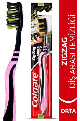 Colgate ZigZag Charcoal Diş Fırçası Medium