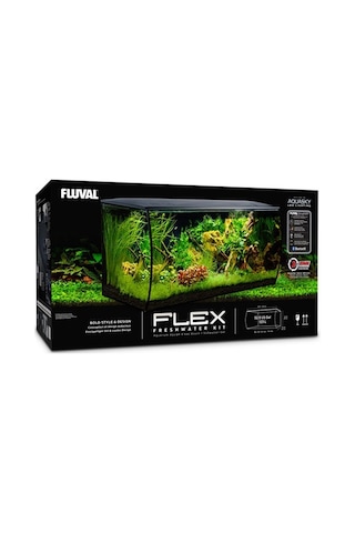 Fluval Flex Akvaryum 123 Lt Siyah