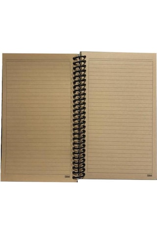 Tokaç 16x23 Kraft Spiralli Defter 100 Yp. Çizgili