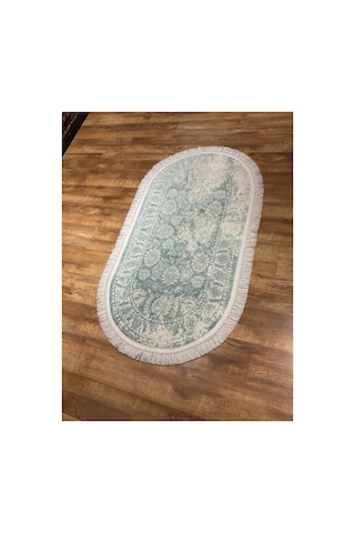 Daphne 10305a Mavi Oval Halı
