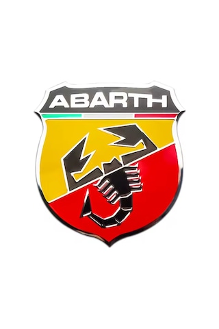 Fiat Abarth Logo 3d Alüminyum Abarth Logo Amblem Çıkartma Rozet İthal 1. Sınıf