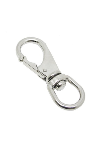 2'li Fırdöndülü Karabina. 24mm. Paslanmaz. No:3 7/8"