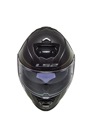 Ls2 Storm 2 Velvet Full Face Motosiklet Kaskı 66909 Mat Siyah Gök Kuşağı
