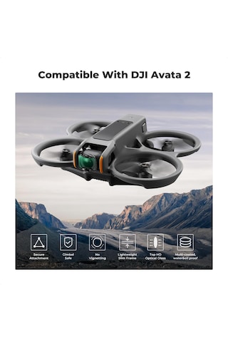 K&F Concept Djı Avata 2 Uyumlu Polarize Filtre