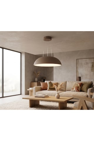 Cata Ct 8640 Zen Led Sarkıt Armatür 3 Renkli Kumandalı Bej
