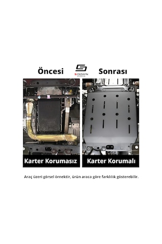 S-dizayn Vw Polo 6 Çelik Karter Muhafaza Koruma 2017 Üzeri A+ Kalite