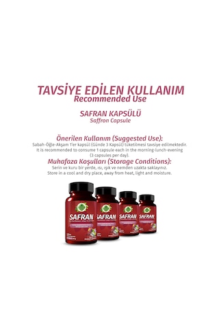 Gökçek Şifa Safran 60 Kapsül
