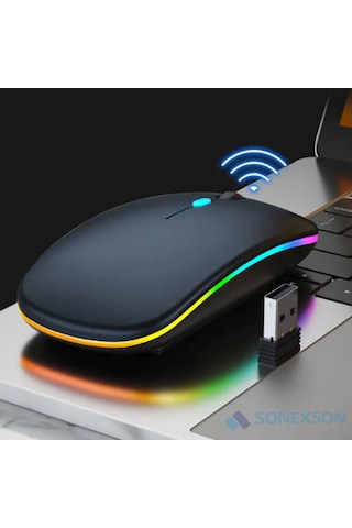 Sonex A2N RGB Kablosuz Bluetooth Lazer Mouse
