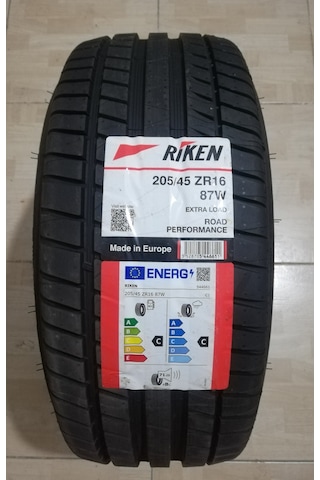 Riken 205/45 R16 87W XL Road Performance Yaz Lastiği 2022