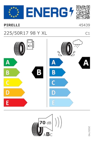 Pirelli 225/50 R17 98Y XL Cinturato C3 Yaz Lastiği 2026
