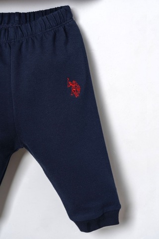 U.S. Polo Assn. Erkek Bebek Baskılı Kırmızı Uzun Kol Pijama Takım Usb3163-c-v1 Usb3163-c-v1
