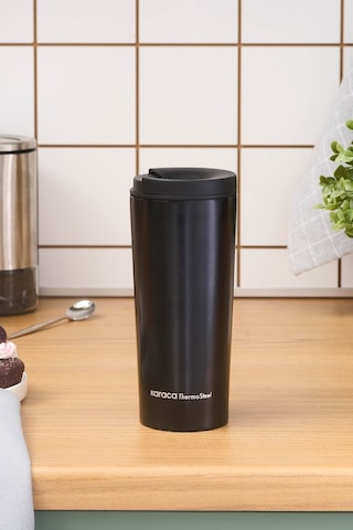 Karaca Sheeny Çelik Sızdırmaz Termos 450 Ml Siyah Siyah