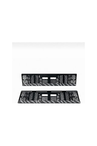 Taşlı Plakalık Oto Plaka Zebra Desenli Taşlı 2 Adet