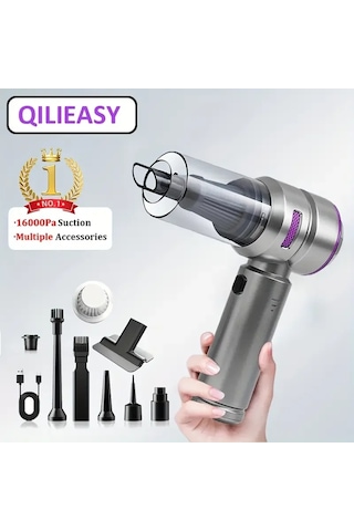 Araç Süpürgesi Kablosuz El Süpürgesi 16000 Pa Fırçasız Motor 4741