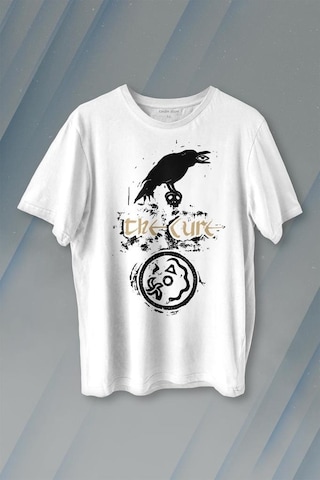 The Cure Crown Music Rock Baskılı Tişört Unisex T-shirt 001