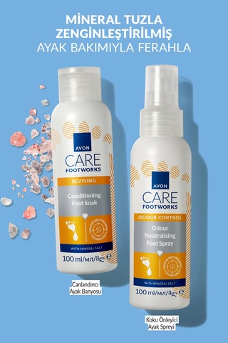 Footworks Canlandırıcı Ayak Banyosu 100ml Üçlü Paket