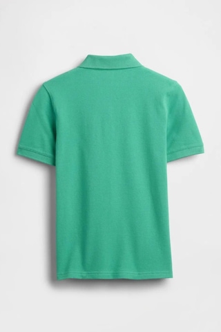 Gap Erkek Çocuk Logo Detaylı Pique Yeşil Polo T-shirt-13555 Yeşil