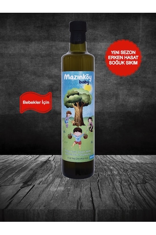 Mazınköy Baby Erken Hasat Soğuk Sıkım Sızma Zeytinyağı 500 ML